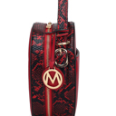 Pink Faux Snake Embossed MKF Collection Mallory Crossbody by Mia K.