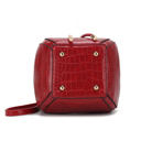 Black faux crocodile pattern MKF Collection Cassidy Hobo Bucket Bag by Mia K.