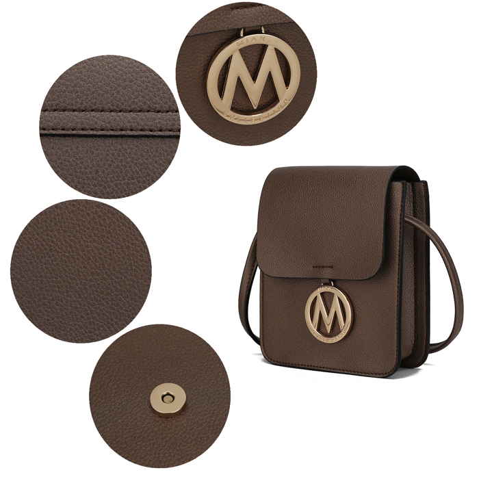 MKF Collection Skylar Vegan Leather Women’s Crossbody Bag by Mia K