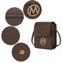Fuchsia Solid MKF Collection Skylar Vegan Leather Women’s Crossbody Bag by Mia K