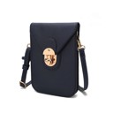 Navy Saffiano Blue MKF Collection Havana II Phone Crossbody Bag by Mia K.