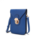 Royal Blue Saffiano Blue MKF Collection Havana II Phone Crossbody Bag by Mia K.