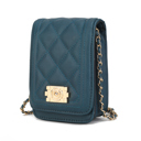 Teal Solid MKF Collection Gemma Crossbody Bag by Mia K