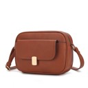 Brown Solid MKF Collection Michaela Vegan Leather Women’s Shoulder Bag by Mia K