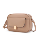 Khaki Solid MKF Collection Michaela Vegan Leather Women’s Shoulder Bag by Mia K