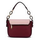 Mustard White Color Block MKF Collection Fantasia Solid Crossbody Bag by Mia K.