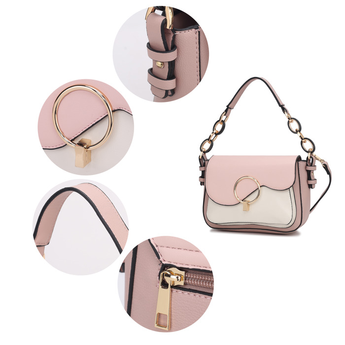 MKF Collection Fantasia Solid Crossbody Bag by Mia K.