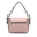 White Pink Color Block MKF Collection Fantasia Solid Crossbody Bag by Mia K.