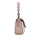 White Pink Color Block MKF Collection Fantasia Solid Crossbody Bag by Mia K.