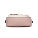 White Pink Color Block MKF Collection Fantasia Solid Crossbody Bag by Mia K.