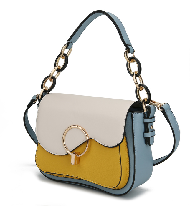 MKF Collection Fantasia Solid Crossbody Bag by Mia K.