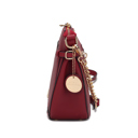 Pink Solid MKF Collection Raelynn Vegan Leather Shoulder Bag by Mia K.