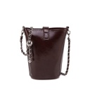 Coffee Brown MKF Collection Evelina Mini Bucket Bag