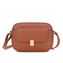 Brown Solid MKF Collection Michaela Vegan Leather Women’s Shoulder Bag by Mia K