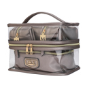 Pewter MKF Collection Emma Cosmetic Case and Set by Mia K.