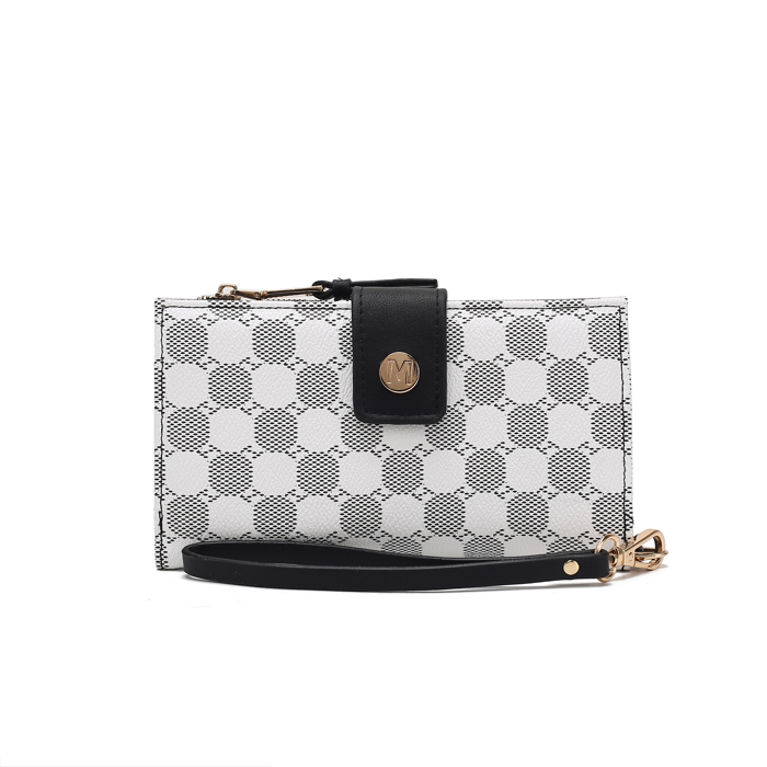 MKF Collection Solene Monogram Wristlet by Mia K.