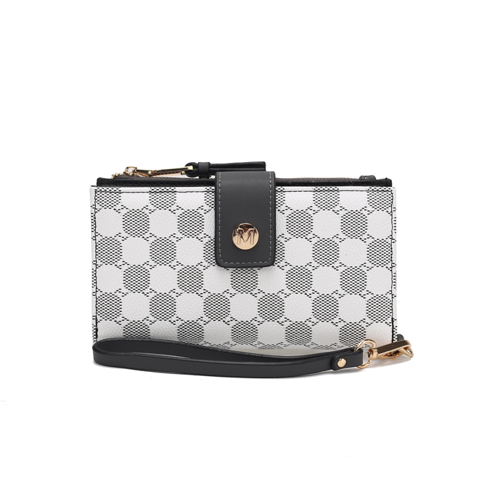 MKF Collection Solene Monogram Wristlet by Mia K.