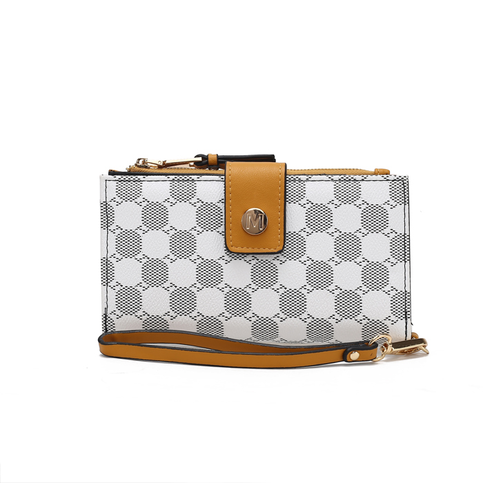 MKF Collection Solene Monogram Wristlet by Mia K.