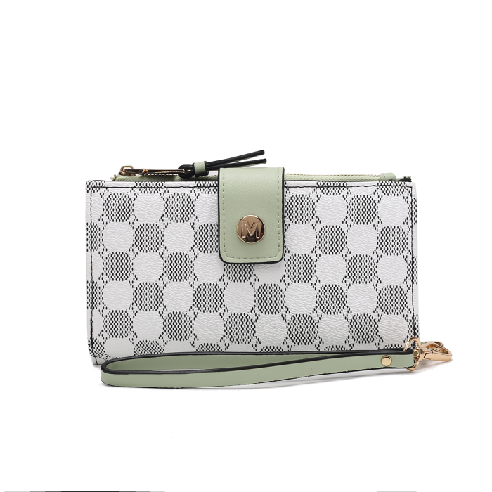 MKF Collection Solene Monogram Wristlet by Mia K.