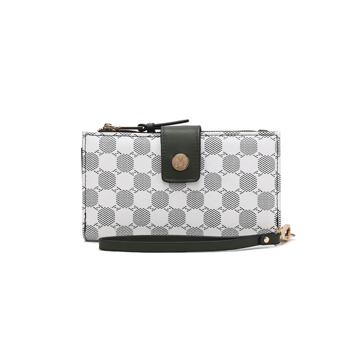 MKF Collection Solene Monogram Wristlet by Mia K.