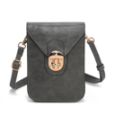 Charcoal Gray Gray MKF Collection Havana II Phone Crossbody Bag by Mia K.