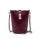 Wine Red MKF Collection Evelina Mini Bucket Bag