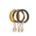 Olive Mustard Mustard MKF Collection Jasmine Bangle Bracelet Keyring Set by Mia K.