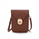 Coffee Saffiano Brown MKF Collection Havana II Phone Crossbody Bag by Mia K.