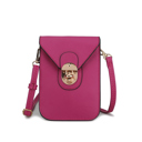Fuchsia Saffiano Pink MKF Collection Havana II Phone Crossbody Bag by Mia K.