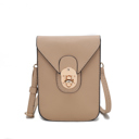 Taupe Saffiano Beige MKF Collection Havana II Phone Crossbody Bag by Mia K.