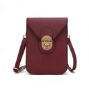 Wine Saffiano Red MKF Collection Havana II Phone Crossbody Bag by Mia K.