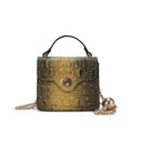 Gold Gold MKF Collection Luxe Croc Embossed Mini Satchel by Mia K.