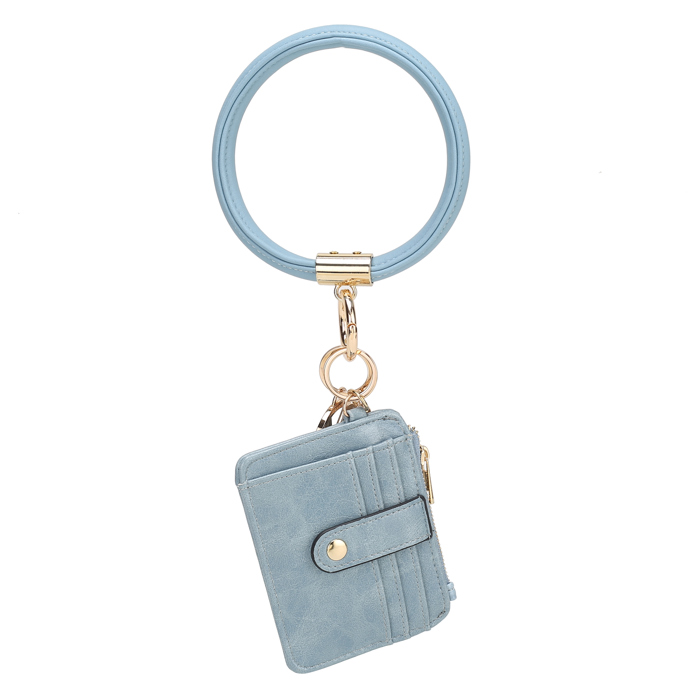 MKF Collection Jordyn Bracelet Keychain with a Credit Card Holder by Mia K.