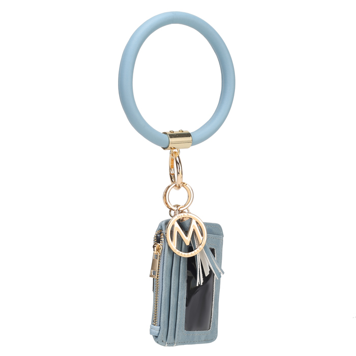 MKF Collection Jordyn Bracelet Keychain with a Credit Card Holder by Mia K.