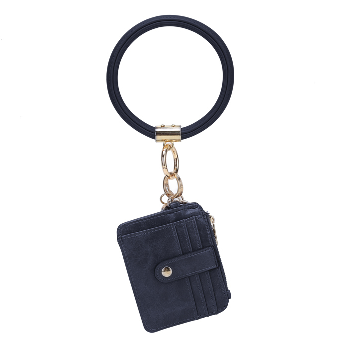 MKF Collection Jordyn Bracelet Keychain with a Credit Card Holder by Mia K.