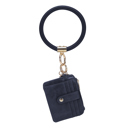 Navy Blue MKF Collection Jordyn Bracelet Keychain with a Credit Card Holder by Mia K.