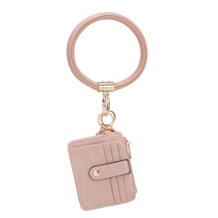MKF Collection Jordyn Bracelet Keychain with a Credit Card Holder by Mia K.