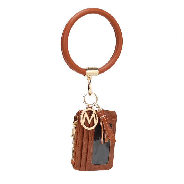 MKF Collection Jordyn Bracelet Keychain with a Credit Card Holder by Mia K.