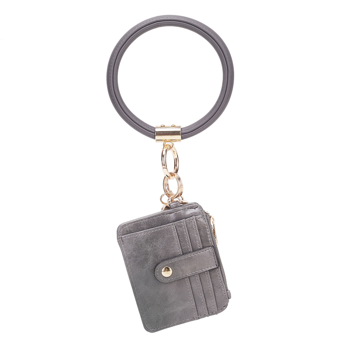 MKF Collection Jordyn Bracelet Keychain with a Credit Card Holder by Mia K.