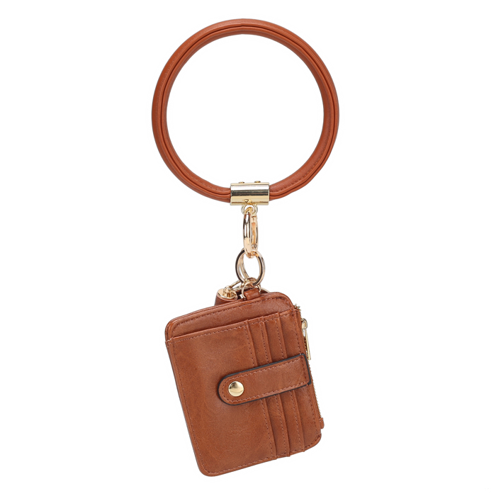 MKF Collection Jordyn Bracelet Keychain with a Credit Card Holder by Mia K.