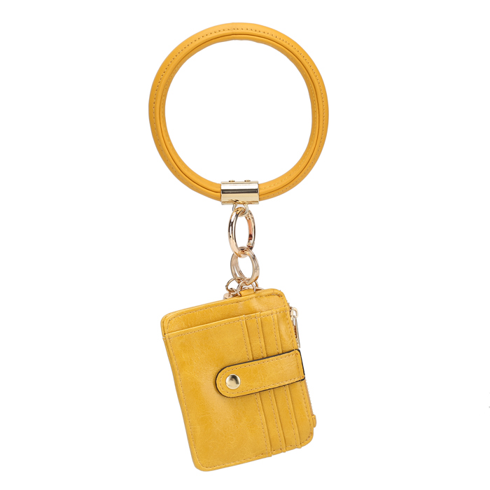 MKF Collection Jordyn Bracelet Keychain with a Credit Card Holder by Mia K.
