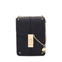 Black Solid MKF Collection Iona Crossbody by Mia K.