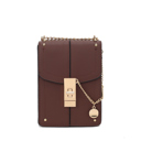 Coffee Solid MKF Collection Iona Crossbody by Mia K.