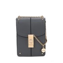 Charcoal Gray Solid MKF Collection Iona Crossbody by Mia K.