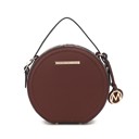 Coffee Faux Snake Embossed MKF Collection Mallory Crossbody by Mia K.