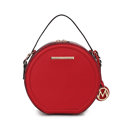 Red Faux Snake Embossed MKF Collection Mallory Crossbody by Mia K.