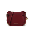 Red Solid MKF Collection Raelynn Vegan Leather Shoulder Bag by Mia K.
