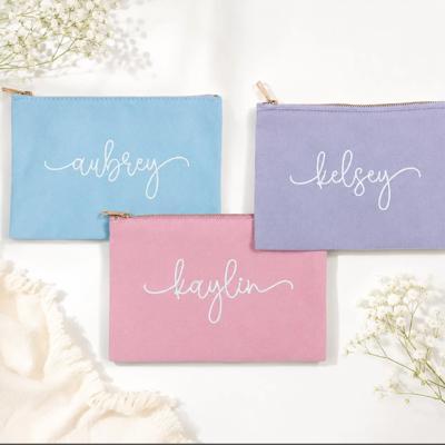 Personalized Canvas Cosmetic Bag, Custom Cosmetic Bag - Ideal for Travel, Stylish & Durable, Organizer
