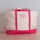 Large Tote Bag Gray Personalized Tote Bag, Monogrammed Tote Bag, Canvas Tote, Bridesmaid Gift, Embroidered Classic Tote, Teacher Bag, Bachelorette Party Beach Bag