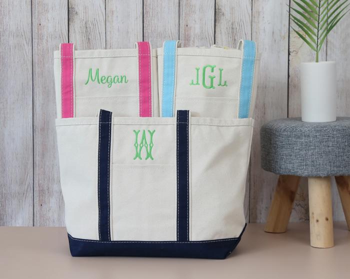 Personalized Tote Bag, Monogrammed Tote Bag, Canvas Tote, Bridesmaid Gift, Embroidered Classic Tote, Teacher Bag, Bachelorette Party Beach Bag